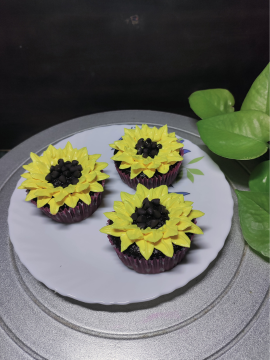 Sunflower Cupcake
